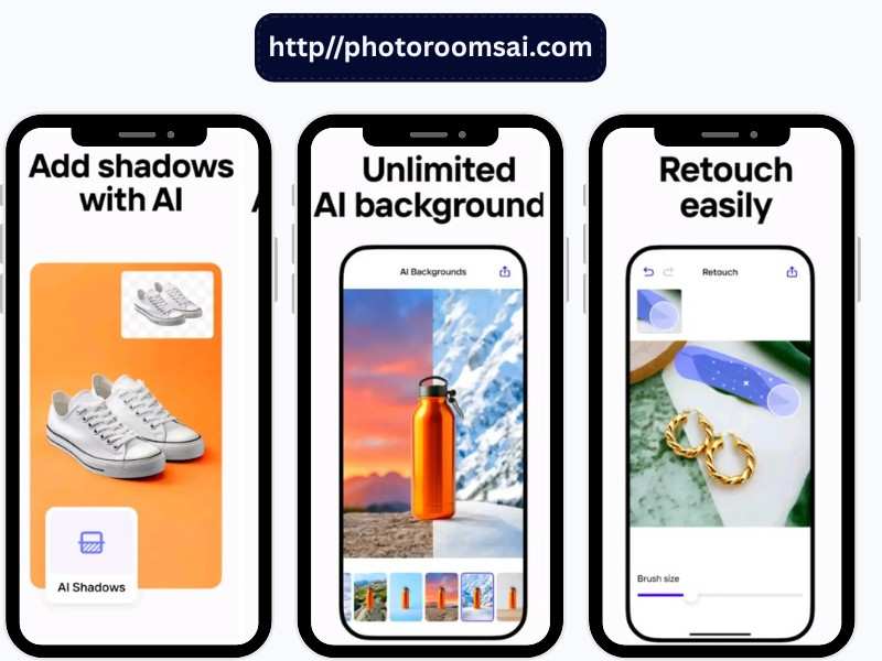 add shdow  remove background retouch